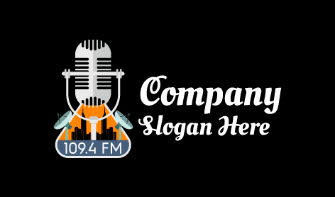 Silver Mic Radio Logo