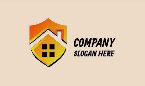 Logo Immobiliare Dello Scudo Della Casa