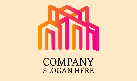 Modernes Immobilienillustrationslogo