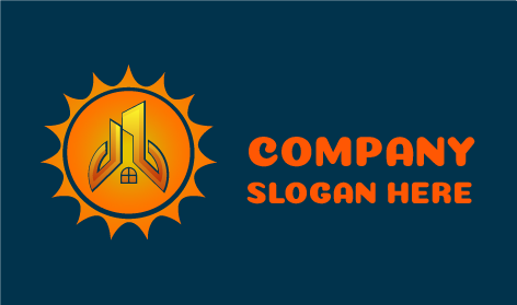 Logotipo Imobiliário Sunshiny Castle