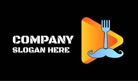 Skyblue Mustache Restaurant Logo