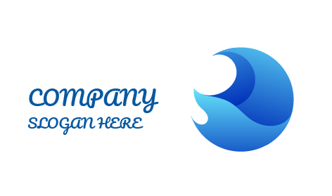 Logo Del Fiume Acqua Spiaggia