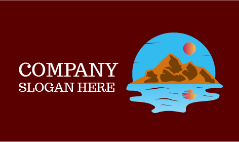 Bulutlu Dağ Nehir Logosu