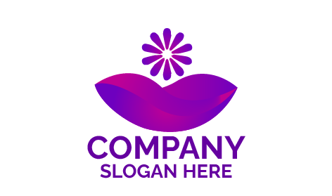 Logo Del Fiume Design Floreale