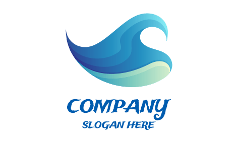 Logo De La Rivière Éclaboussure D'eau