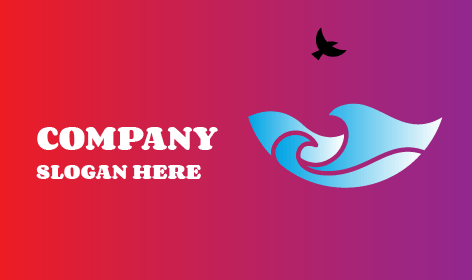 Logo De Rivière D'eau Ondulée