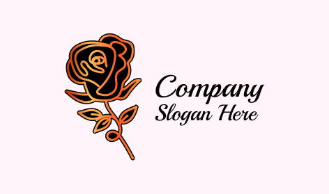 Logo Emblématique De La Rose Noire