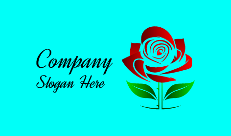 Gül Çiçek Clipart Logosu