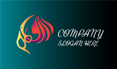 Logo Audacieux De Salon De Coiffure