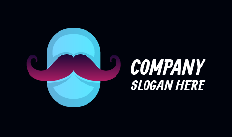 Logo De Salon De Moustache Bordeaux