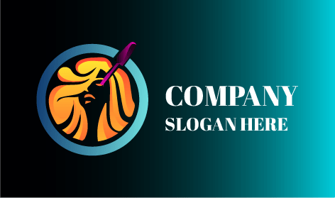 Logo De Salon De Maquillage Des Yeux