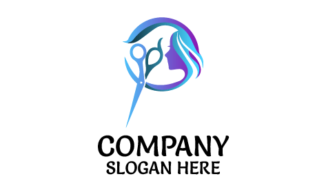 Logo De Salon De Coiffure Dégradé