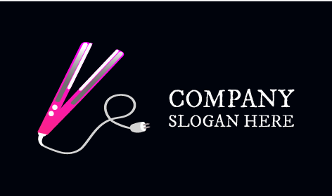 Logo Du Salon De Lissage Des Cheveux