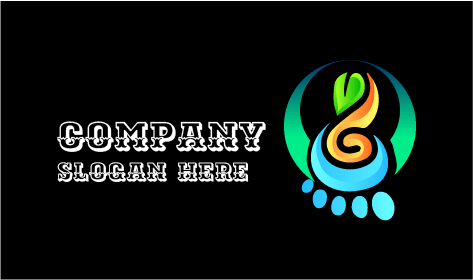 Logo De Salon De Pédicure À Base De Plantes