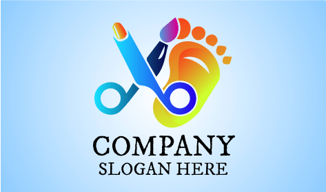 Logo De Salon De Pédicure Haut De Gamme