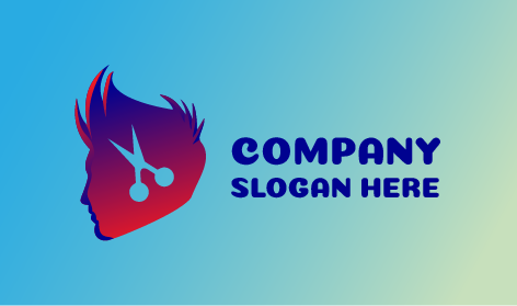 Logo De Salon De Coiffure Hérissé