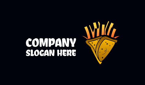 Logo Kentang Goreng Samosa Yang Beraroma