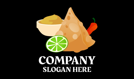 Logo Per Samosa Con Salsa Al Limone