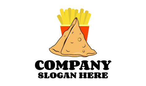Samosa Fries Sokak Noktası Logosu
