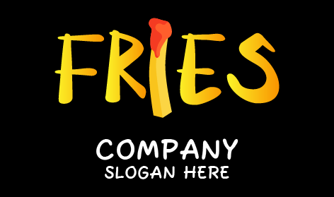 Logo Tipografico Savory Fries