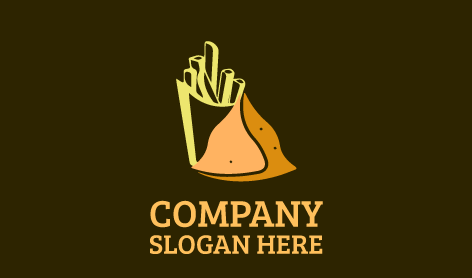 Tempting Samosa Fries Logo
