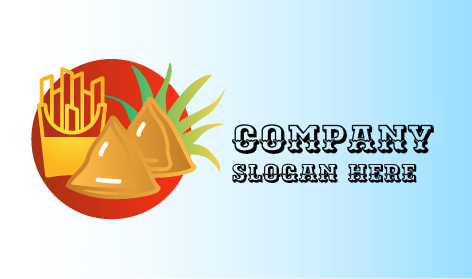 Domates Püresi Samosa Patates Kızartması Logosu