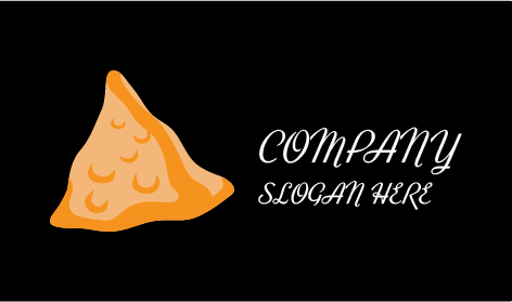 Einzigartiges Logo Für Samosas Mit Halbmond