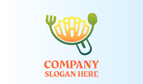 Logotipo De Papas Fritas Apetitosas Amarillas