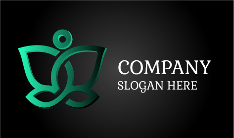 Logotipo Do Spa Borboleta Esmeralda