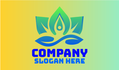 Logotipo Verde Do Spa De Meditação