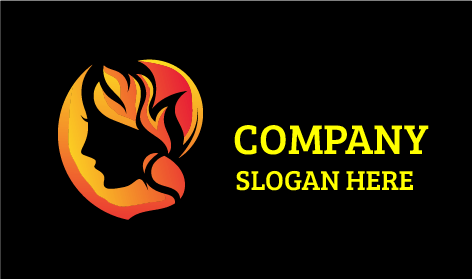 Logotipo Feminino Laranja Claro