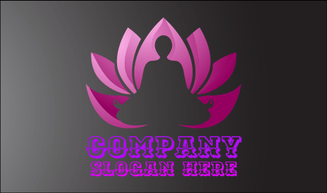 Logotipo Do Spa De Ioga De Lótus