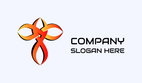 Logotipo De Spa Espiral Laranja