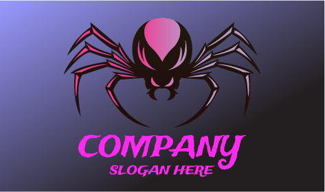 Angry Pincers Spider Logo