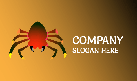 Logotipo De Araña Quelíceros Negros