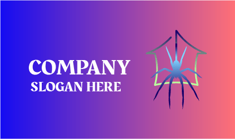 Logo Blu Del Ragno Penzolante