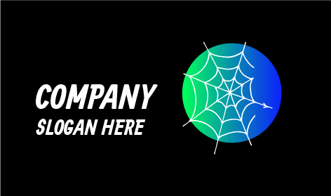 Intricate Spider Web Logo