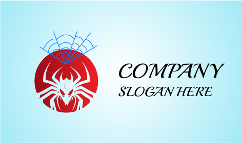 Maroon Eye Spider Logo