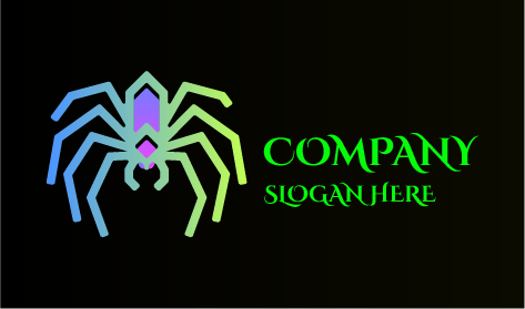 Pastel Color Spider Logo
