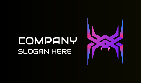 Purple Spider Abstract Logo