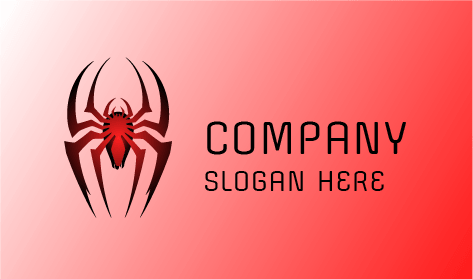 Logo Laba-Laba Berkaki Merah