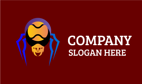 El Aterrador Logotipo De La Araña Naranja