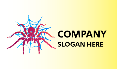Tropical Pink Spider Logo