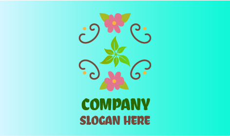 Flower Arrangement Spring Logo