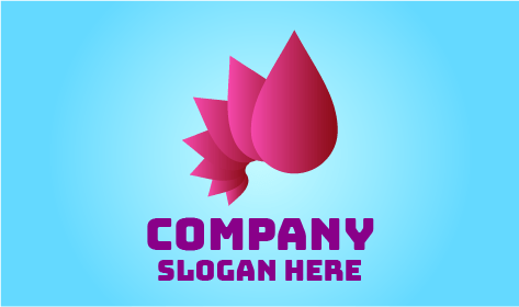 Pink Feminine Spring Logo