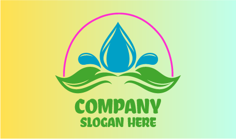 Premium Dewdrop Spring Logo