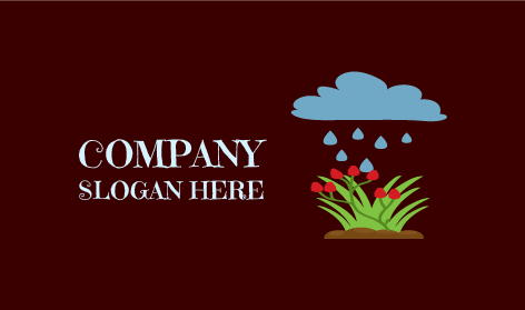 Logotipo Da Primavera Rosa Vermelha