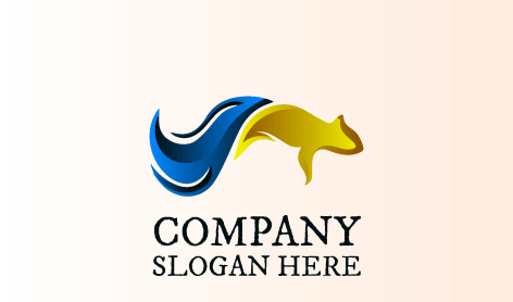 Logo Scoiattolo Giallo Volante