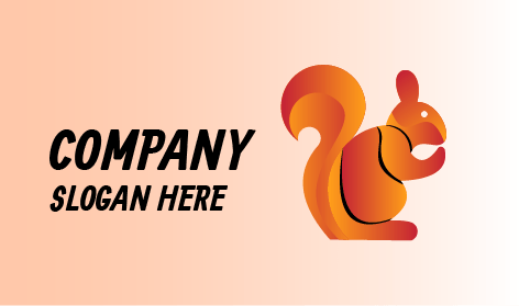 Marmalade Color Squirrel Logo
