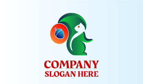 Logotipo De Ardilla De Diseño Premium